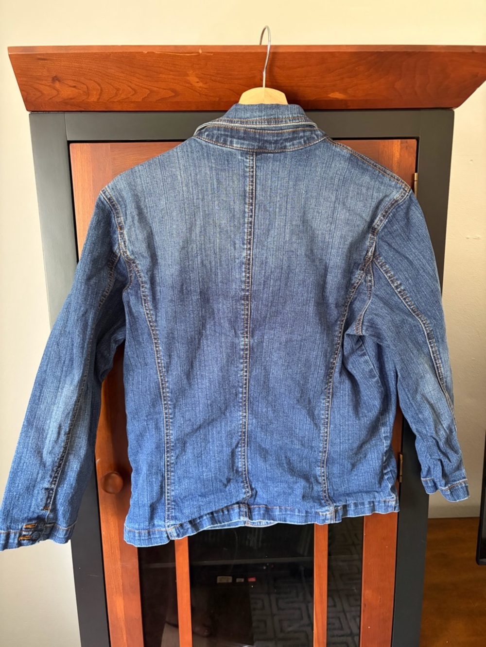 a.n.a Blue Denim Jacket Blazer - Picture 4 of 4